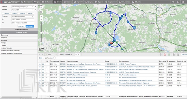 Отчет по моточасам